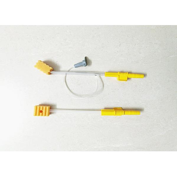 Hygiene Oral Care Swab Suction Toothbrush With Sponge Head