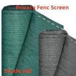 1m-8m Width Black, Green, Grey Color Privacy Fence Screen Raschel Mesh Shade Net