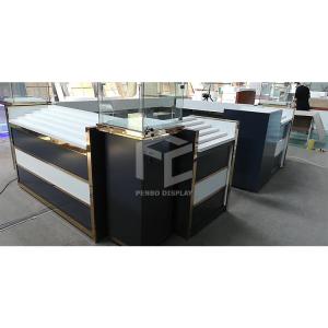 China Monomer Design Glass Watch Cabinet Display For Stores EPE Cotton Packaging on sale