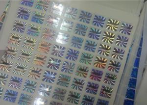 Buy cheap PET Security Hologram Sticker / Anti Counterfeit Label With Serial Number Codes product
