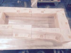 No Dust Polyurethane Tooling Board 0.77 Density for CNC Processing