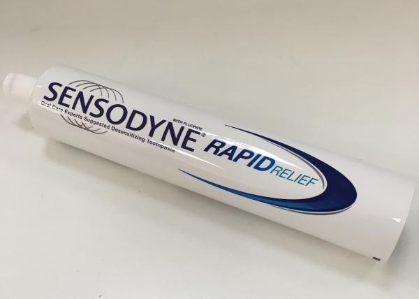 Quality Flip Top Cap Empty White Web Laminated Cosmetic Tube Packaging GMP Standard for sale