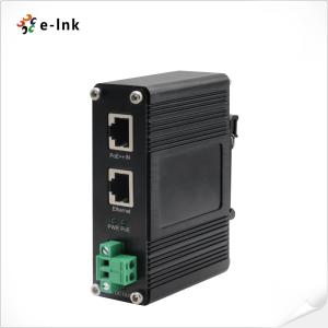 Industrial 10/100/1000Mbps 802.3bt PoE++ Splitter Output Voltage 36VDC