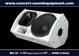 Conference Room Audio Systems , 1.75 + 15 Plywood 450W Full Range Speaker For Installation