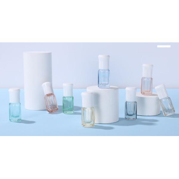 Color Octagonal Small Glass Bottles With Rollerball Compact And Lightweight Available In A Variety Of Colors