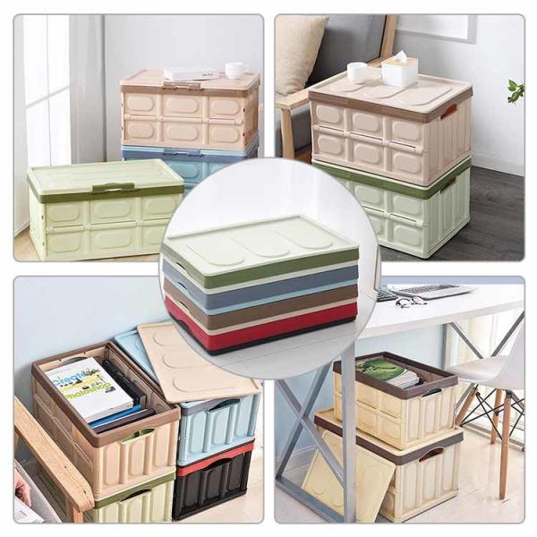 Detachable Square Cube Household Storage Containers PP Plastic Collapsible Dustproof