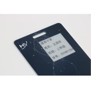China Fingerprint Payment 1.5mm Security Smart Card 7816 with electronic ink screen on sale