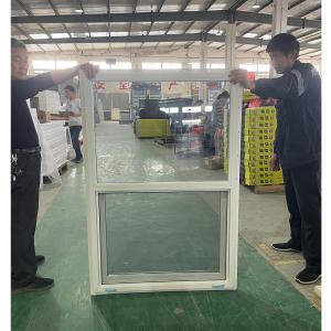 Buy cheap Customized Size UV Resistant Vertical Sliding UPVC Single Hung Window With Fly Screen product