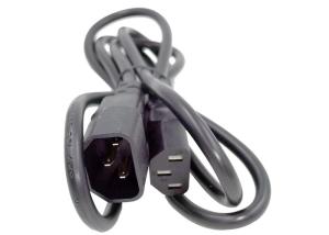 China C13 C14 Power Cord Copper Lan Cable 1.5m Black 18AWG C19 C20 PDU IEC320 Certified on sale