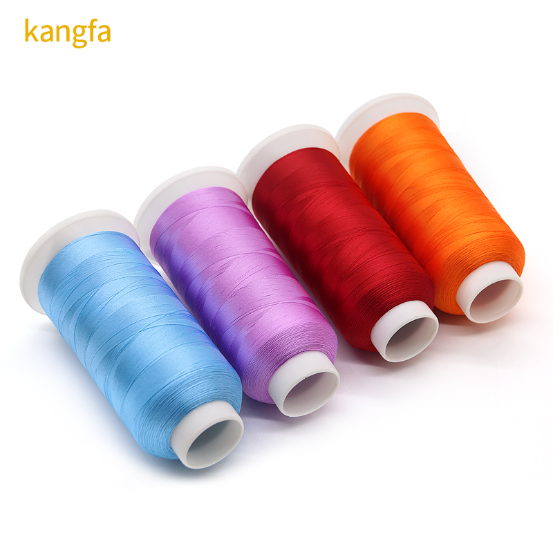 Mercerized Polyester 120D/2 100% Polyester Machine Embroidery Thread for USA Embroidery