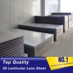 PLASTIC LENTICULAR 3D 20 LPI UV large format lenticular sheet 3MM designed for