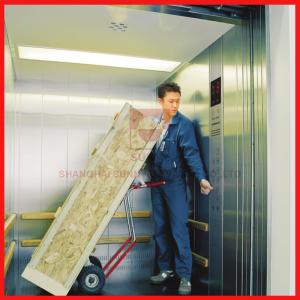 China Capacity 630kg 0.5m/S High Speed Elevator for Painted Steel Freight / Cargo Elevator on sale