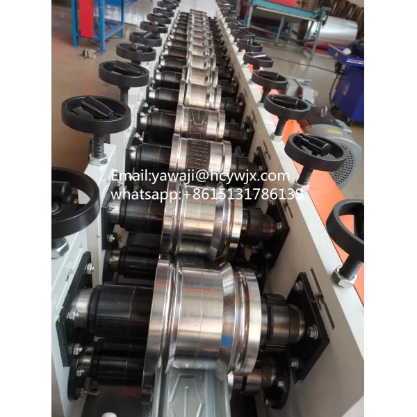 Color Steel Shutter Door Roll Forming Machine 15m/min