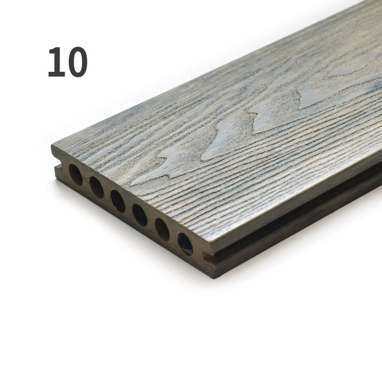 Outdoor Composite Decking Hollow Profile WPC Hollow Decking Boards