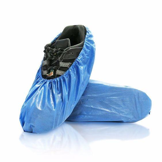 Quality Waterproof Surgical Shoe Covers Glossy Light Anti Static Comfortable Isolate Bacteria for sale