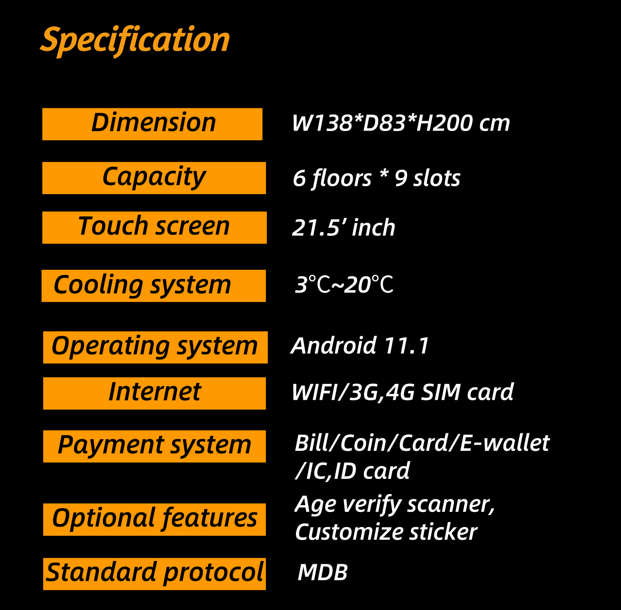 Touch Screen Hot Water Milk Tea Cup Noodle Vending Machine 540 Capacity
