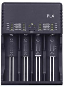 Lithium LCD Battery Charger Fast Spped LiFePO4 NIMH NICAD 4 Slots ABS Material