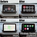 Mazda CX-3 CX3 Navigation video interface Android auto Mazda knob control google