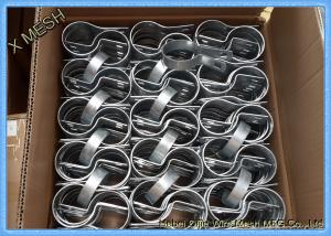Durable Chain Link Fence Fabric Galvanized Installing Accessories Anti Corrasion
