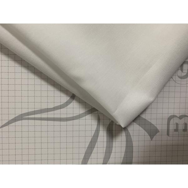 Spun polyester white thobe robe fabric