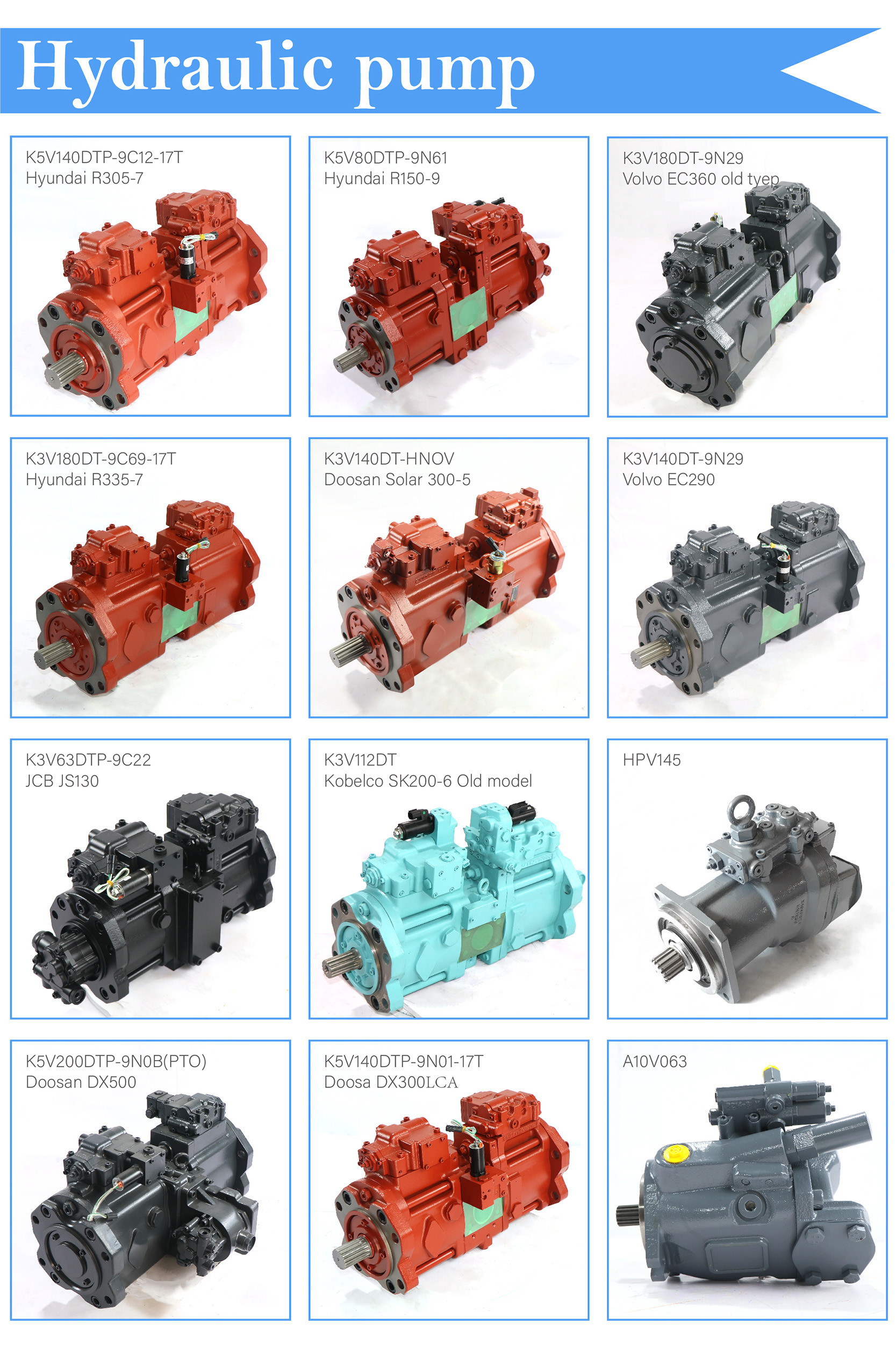 AP2D28 Mini Excavator Hydraulic Pump pressure For CX55 Case