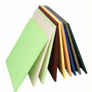 China 100% Polyester Fiber Acoustic Panel Wall Decoration Soundproof Board on sale