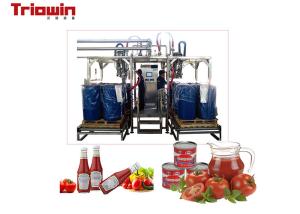 China 5tph Tomato Puree Processing Plant With Big Aseptic Drum Packing 1 Year Warranty on sale