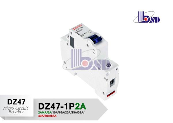 Quality DZ47-IP2A   2A  small current Air switch micro circuit breaker for sale