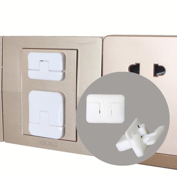 Sturdy Socket Outlet Plug Covers Practical Multiscene White Color