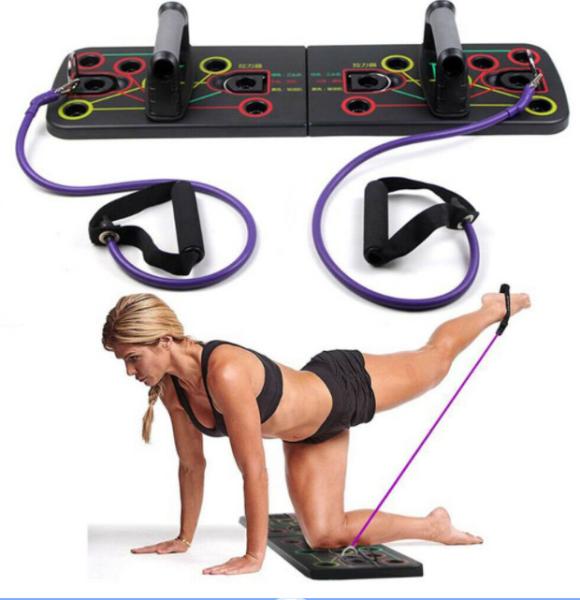 Quality push up rack board system push up board with reistance band push up board system for sale