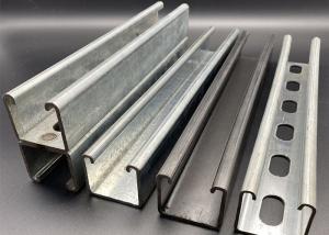 Pregalvanized Plain Slotted 1 58x1 58 Custom Unistrut Channel