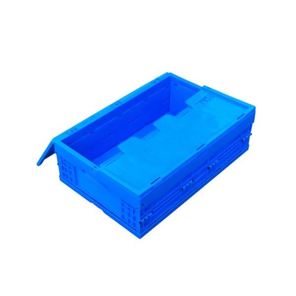 Storage Boxes Lid Attached Folded Plastic for Industry China Factory Storage Boxes & Bins Food Container Eco-friendly Foldable