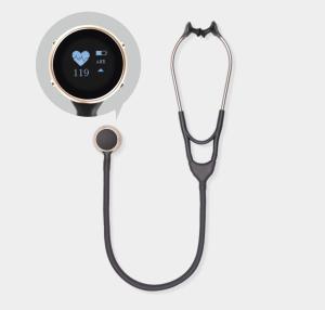 China Sound Tracks Recording Digital Smart Bluetooth Heart Sound Stethoscope With APP on sale