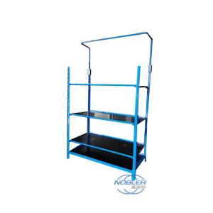 Buy cheap Customized high quality foldable plywood flower display rack can be posted billboard height can be adjusted product