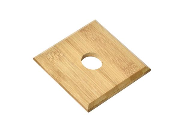 Quality UV Printing Square Wooden Coasters 10x 1cm Bamboo Drink Coasters for sale