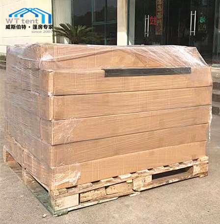 Aluminum Instant Folding Tent Sidewalls Half Barrier Custom Logo