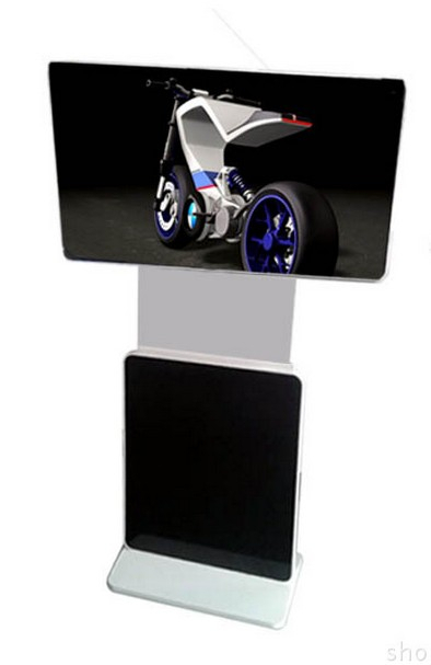 32" inch floor stand rotating LED monitor digital wifi AD totem signage player display