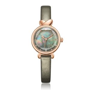 China Pearl Shell 26mm Ladies Quartz Watch Small Size Thin Belt 30 Meters Waterproof on sale