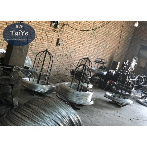 PE PVC Coated Security Barbed Wire Stoving Varnish Razor Coil Barbed Wire