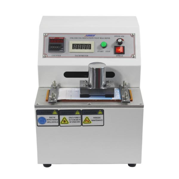 Quality 40W Paper Abrasion Testing Machine With Power Cut Memory Function for sale