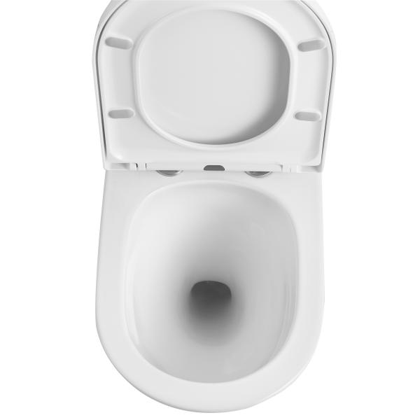 New Models Chaozhou SWB0225 wall hung toilets Tornado Flushing System Slim UF Seat Cover Flushing Clean