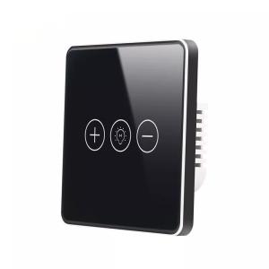 Buy cheap Glomarket Tuya Wifi Smart Dimmer Switch Voice Remote Control Glass Panel product