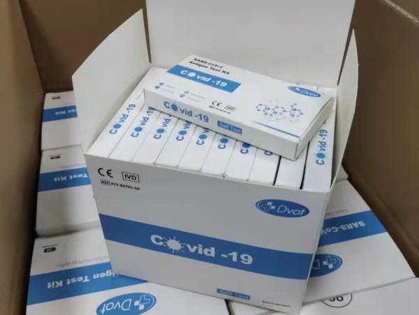 Quality CE/FDA/PEI/Bfarm COVID-19 rapid antigen test kit for Delta Omicron SARS-CoV-2 white list factory for sale
