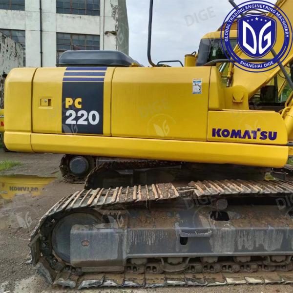 Quality Original 22 Ton Komatsu Excavator PC220-7 Origin From Japan Ergonomic Controls for sale