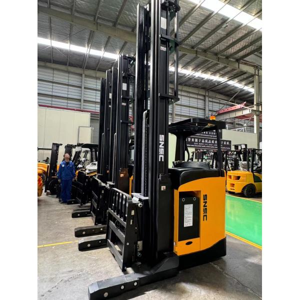 Smooth Material Handling SNSC 1500kg 2000kg Electric Reach Forklift Double Scissor