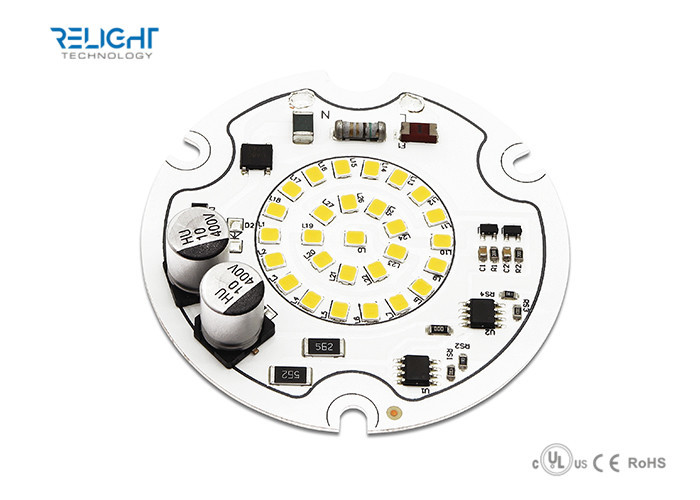 AC 120 V Flicker Free Round Module with 9 W CRI 90 and 95 Lm / W