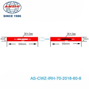 Buy cheap Non Reversible 1 Point 70 ℃ 158℉ 1 Temperature Level High Temperature Sensitive Labels product