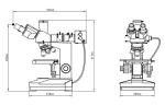Upright Metallurgical Microscope , Vertical Illumination Reflected Light