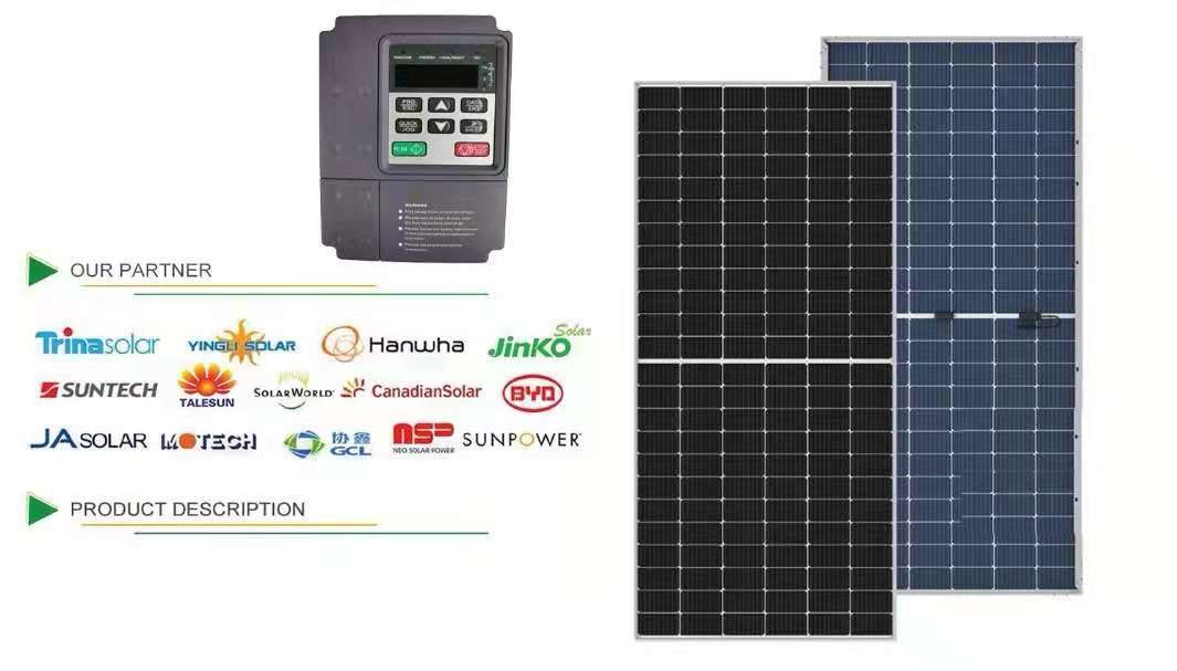 22KW Solar Powered Water Irrigation System Submersible Deep Water Well Pump