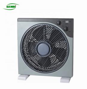 China Home Appliances Solar Box Fan 12V DC 1200RPM Speed With 4-Key Button Switch on sale